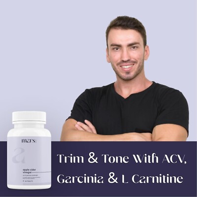 Mars by GHC Weight Management (60 Tablets) L-Carnitine, Apple Cider Vinegar