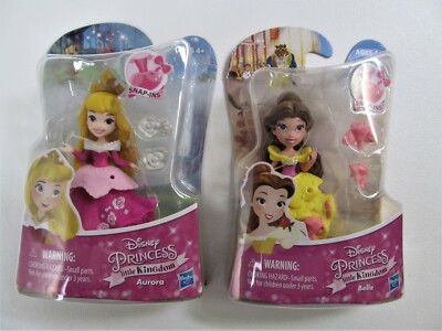 Disney Princess Little Kingdom Aurora Belle Figures With Fashions  Snap-Ins