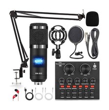 Podcast Equipment Bundle, Alpowl Audio Interface With All In One Live Sound C...