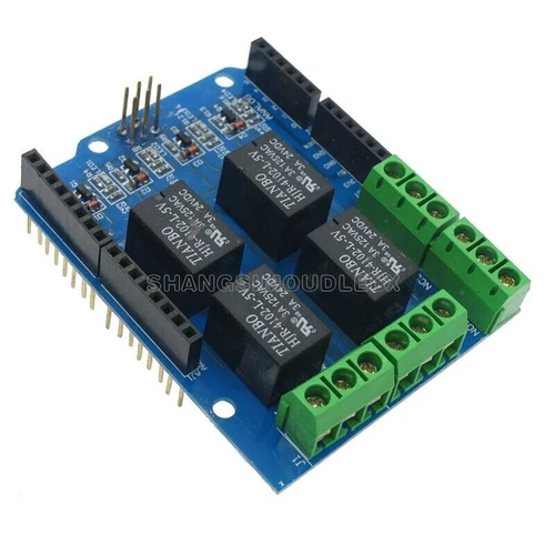 Four channel Relay Shield 5V 4 Channel Relay Shield Module for Arduino