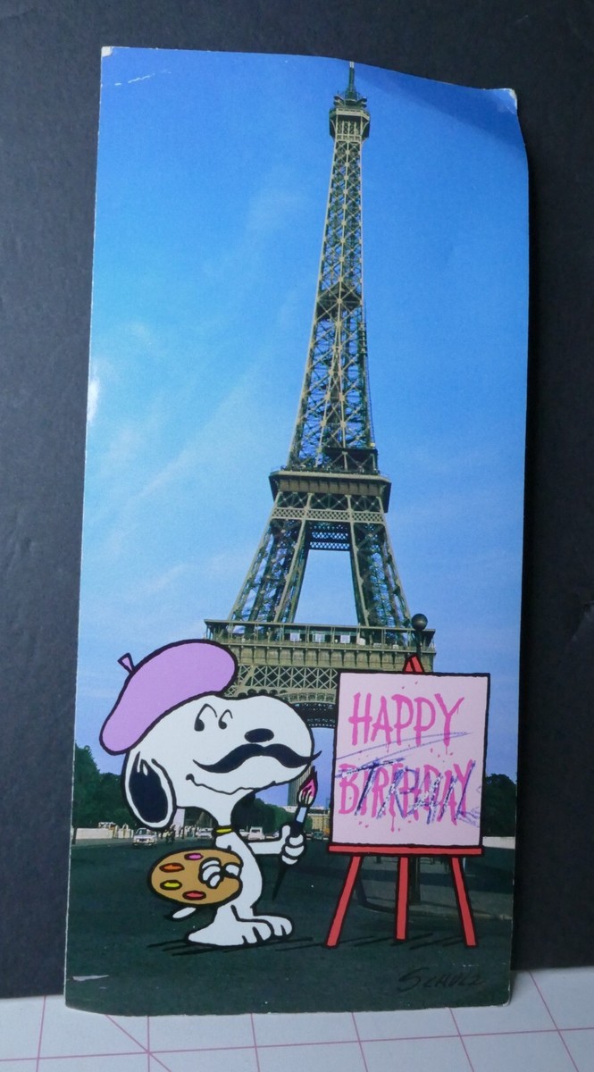 1980 Cottonwood AZ Cover to Paris France Snoopy at Eiffel Tower