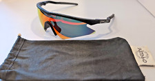 OAKLEY M FRAME MUMBO GEN 1 CARBON FIBER RED IRIDIUM SWEEP LENS SUNGLASSES NEW