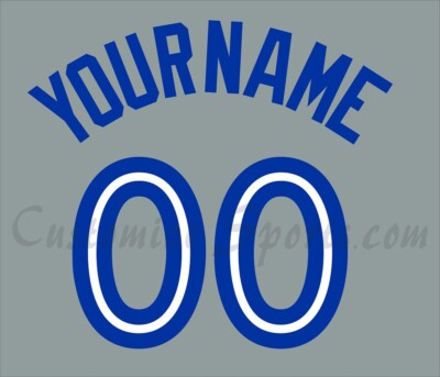 Baseball Toronto Blue jays Customized Number Kit for 2016-Present Road Uniform