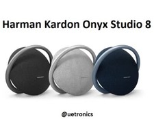 Harman Kardon Onyx Studio 8 Portable Bluetooth Speakers - Black Blue SR