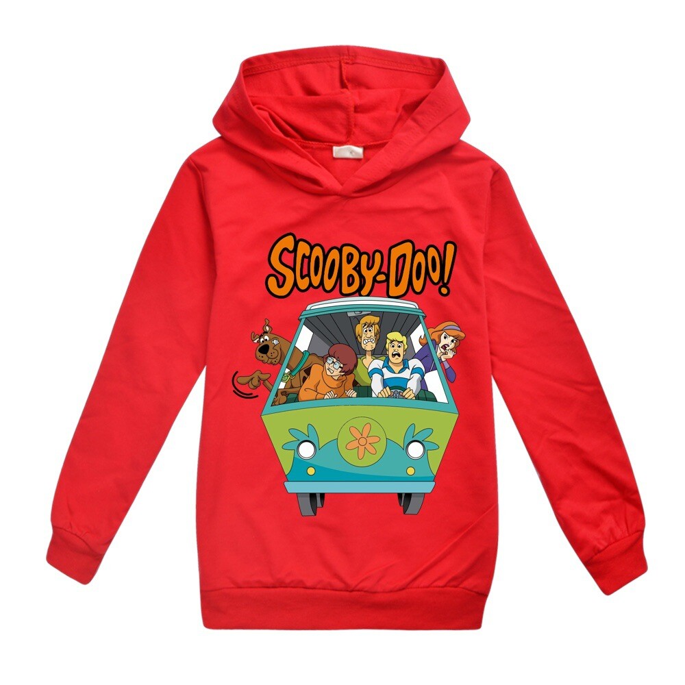 New Boys Girls SCOOBY-DOO Hoodies Kids Casual Long Sleeve Hooded Tops Xmas  Gift | eBay