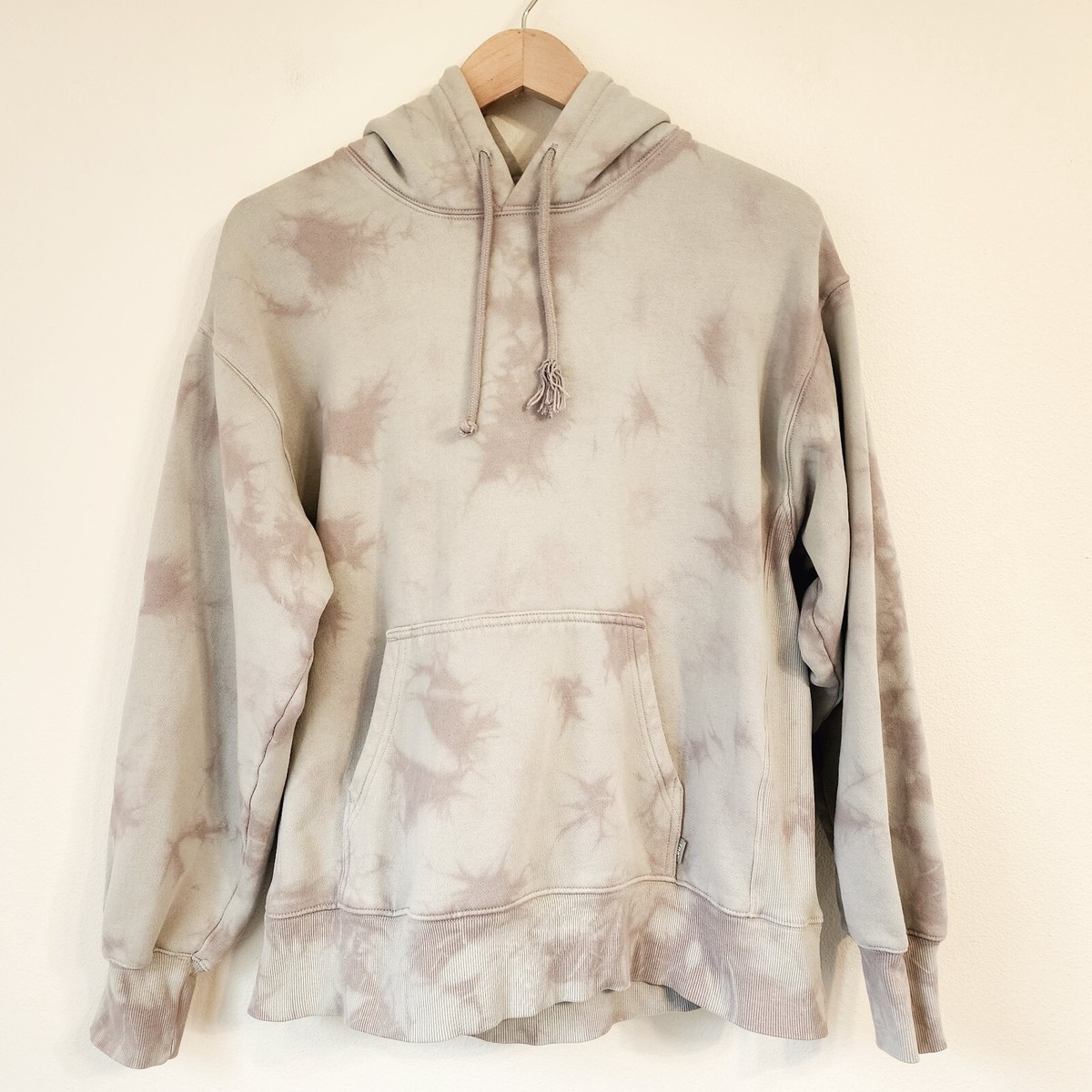 Aritzia TNA Cozy AF Fleece Tie Dye Boyfriend Hoodie Sweatshirt Sz