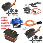MG90/MG995/996R/SG90 Gear Servo DMS15 15KG 180°/270° Metal Digital RC Helicopter