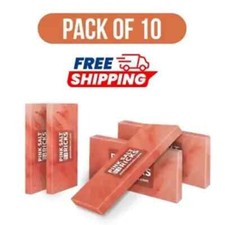 Himalayan Salt Tiles 8x4x1 Pack of 10 For Salt Spa, Sauna Walls  Home Decor