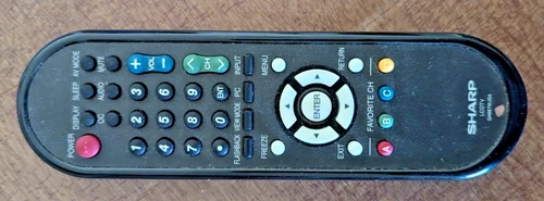 SHARP GA667WJSA LCD TV REMOTE CONTROL GENUINE ORIGINAL CLICKER