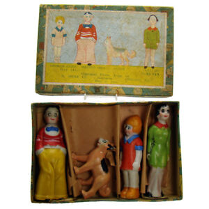 Little Orphan Annie Bisque Figurine Set - Mint in Box | eBay