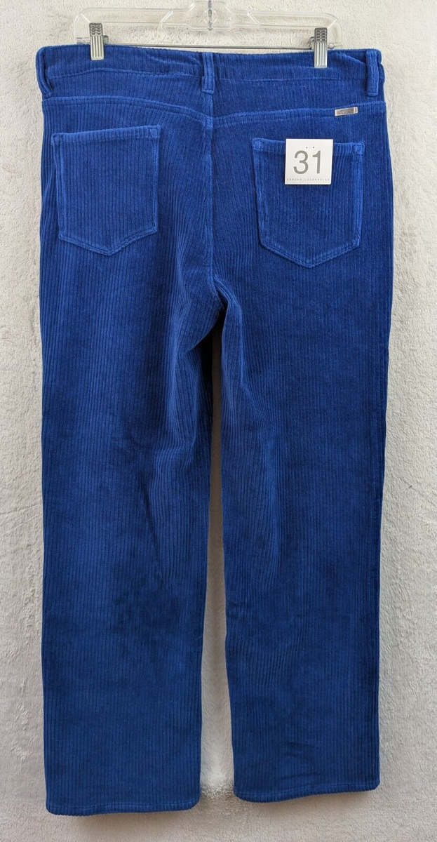 Kancan sz 31 Pants corduroy bootcut navy blue 12/31 stretchy knit
