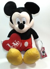 Disney Plush Mickey Mouse Stuffed Animal Love Heart Valentine's Day Gift for Her