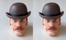 2x Marvel Legends DUM DUM DUGAN HEAD Custom Fodder (Shield 3 Pack Figure)