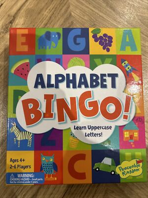 Peaceable Kingdom ~ Alphabet Bingo! ~ Alter 4+ ~ NEU