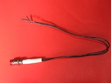 3 PCS ARCOLECTRIC NL-1041-WL-2R CHROME BEZEL RED LENS 110-130VAC INDICATOR LIGHT