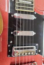 D'Angelico Premier Bedford SH Oxblood Electric Guitar