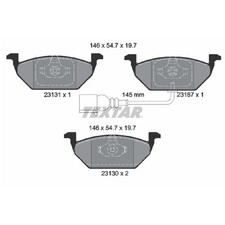 Satz Bremsbeläge Bremsklötze vorne für Seat Toledo 2 1M2 3 5P2 | 24404853