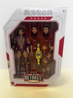 Mattel WWE Ultimate Edition Razor Ramon Collectible Action Figure Chase Purple