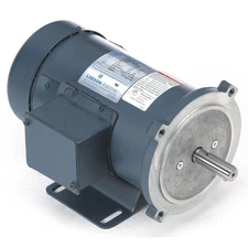 LEESON 098004.00 DC Motor,1/3 HP,1750 rpm,90V DC,56C,TEFC 48ZG57