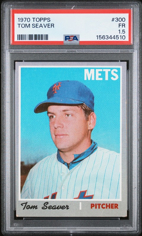 1970 TOPPS #300 TOM SEAVER PSA 1.5