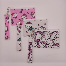 Hello Kitty INSPIRED Coin Purse and Matching Wristlet Set