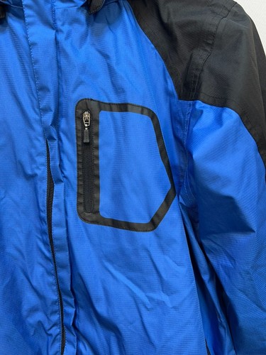 Killtec Youth Level 2 Rain Jacket Size 12 Blue Hooded Waterproof Outdoors - Picture 7 of 15