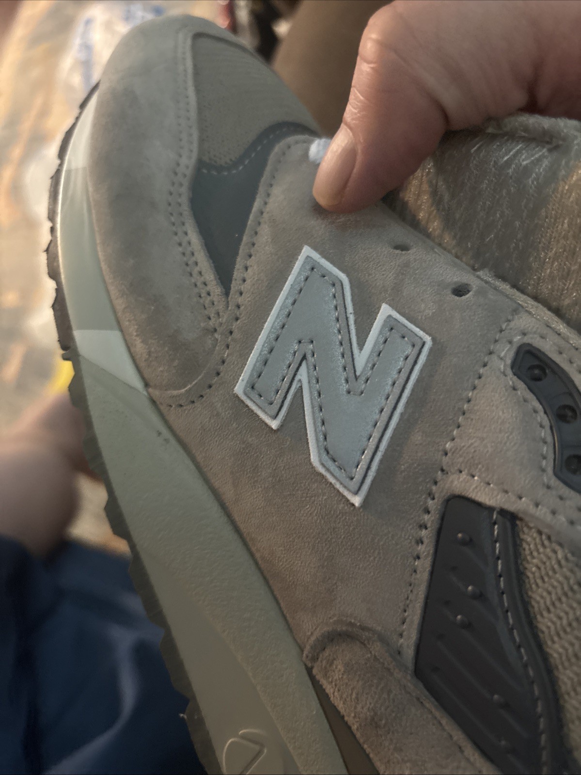 New Balance 998 Made in USA Grey Silver SZ 9 Men's Classic U998GR New Auth thumbnail 9