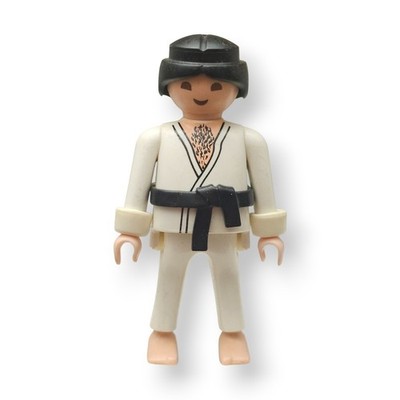 Playmobil Figur Mann Karatekämpfer Sportanzug Schwarzer Gürtel Dojo