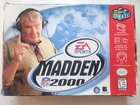 Madden NFL 2000 N64 Nintendo 64 Complete in Box Authentic & Tested