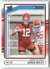 Jared Wiley RC 2024 Donruss Rated Kansas City Chiefs #387