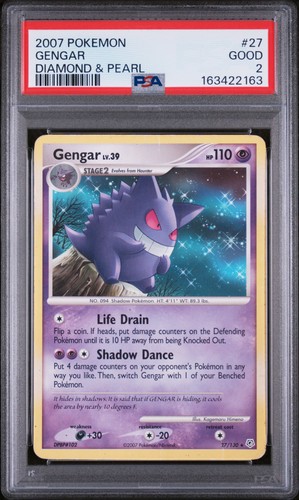 Gengar graded PSA 2 for sale on eBay