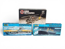 Lot 3 Maquettes  Titanic Shinano Revell / Airfix 1:72 Kaman SH-2F  comme neuf