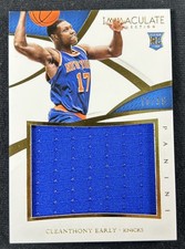 Cleanthony Early 2014-15 Panini Immaculate Rookie Jerseys #RJ-CE RC Knicks /99