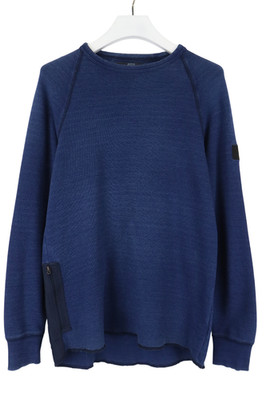 G-Star Powel Raglan Sweatshirt Herren M Blau Rundhals Pullover Reine Baumwolle