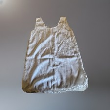 Vintage Child s Cotton Slip Delicate Stitching Lace Trim Heirloom Quality
