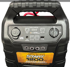 Super Start 1200 Amp Jump Starter & Air Compressor FREE SHIPPING
