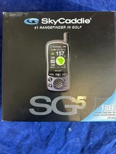 Sky Caddie SG5 Handheld GPS SkyGolf Rangefinder W/ Case, Manual & Cords