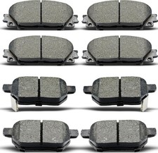 D1184 D1423 8pcs Front Rear Ceramic Brake Pads Sets Fit 2010-2020 for Toyota ...