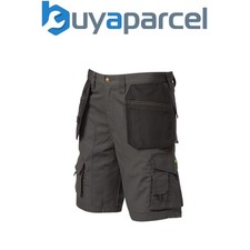 Apache Work Site Shorts Comfort Cargo Short Holster Pocket Rip Stop Material W32