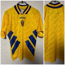 Sweden National Team Soccer Jersey Adidas 94-96 Good Condition 90s