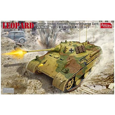 Amusing Hobby 1/35 Vk1602 German Reconnaissance Tank Leopard Plastikmodell Amh35