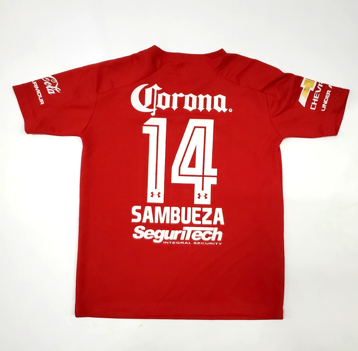 Rare Deportivo Toluca FC Sambueza Soccer Jersey Corona Banamex Mexico FMF size M
