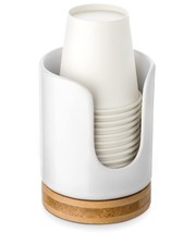 Ceramic Bathroom Cups Dispenser - 3 oz Disposable Paper  Plastic Bathroom Cu...