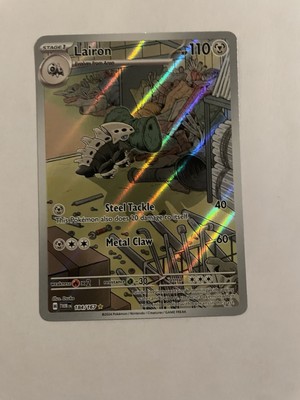 Lairon - 184/167 Scarlet & Violet Twilight Masq. Illus. Rare - NM - POKEMON TCG