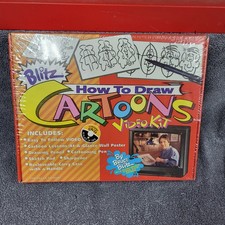 How To Draw Cartoons DVD Video Kit By Bruce Blitz New in package Unopened