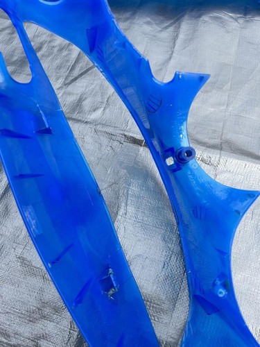 Rare Honda Live Dio ZX Skeleton AF35 Clear Blue Limited Edition OEM Parts - Picture 12 of 16