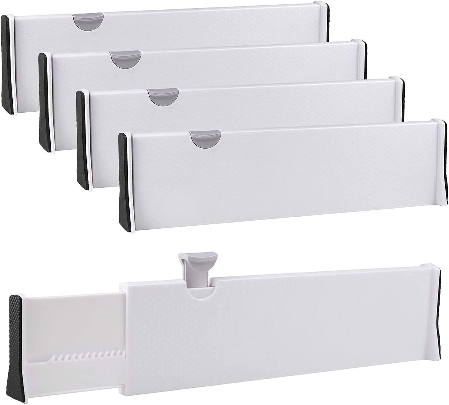 Organizzatore Cassetti per Utensili Cucina - Set 4 Separatori 54cm
