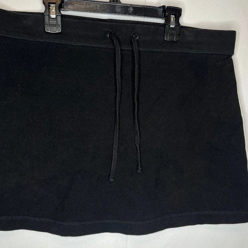 Minifalda deportiva ProSpirit para mujer XL negra con cordón informal Foto 2 de 4