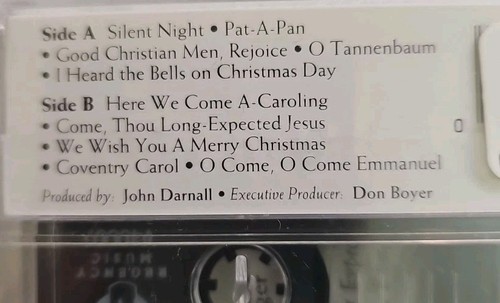 Winterlude - Instruments For A Contemplative Christmas Cassette SEALED Regency - Picture 4 of 5