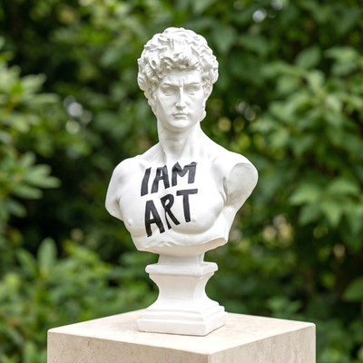 Handmade David Statue Modern Pop Art Sculpture for Outdoor Garden Decoration